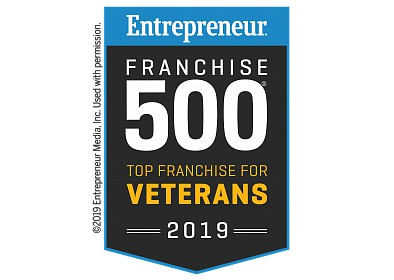 2019 Entrepreneur Franchise 500 Top Franchise for Veterans